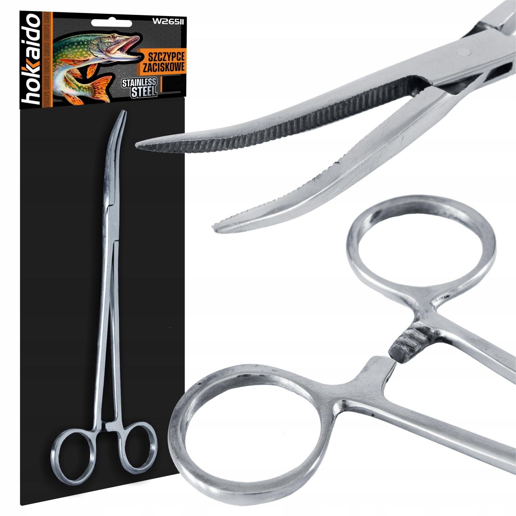 FISHING PLIERS HOKKAIDO SCISSORS BENT 20CM