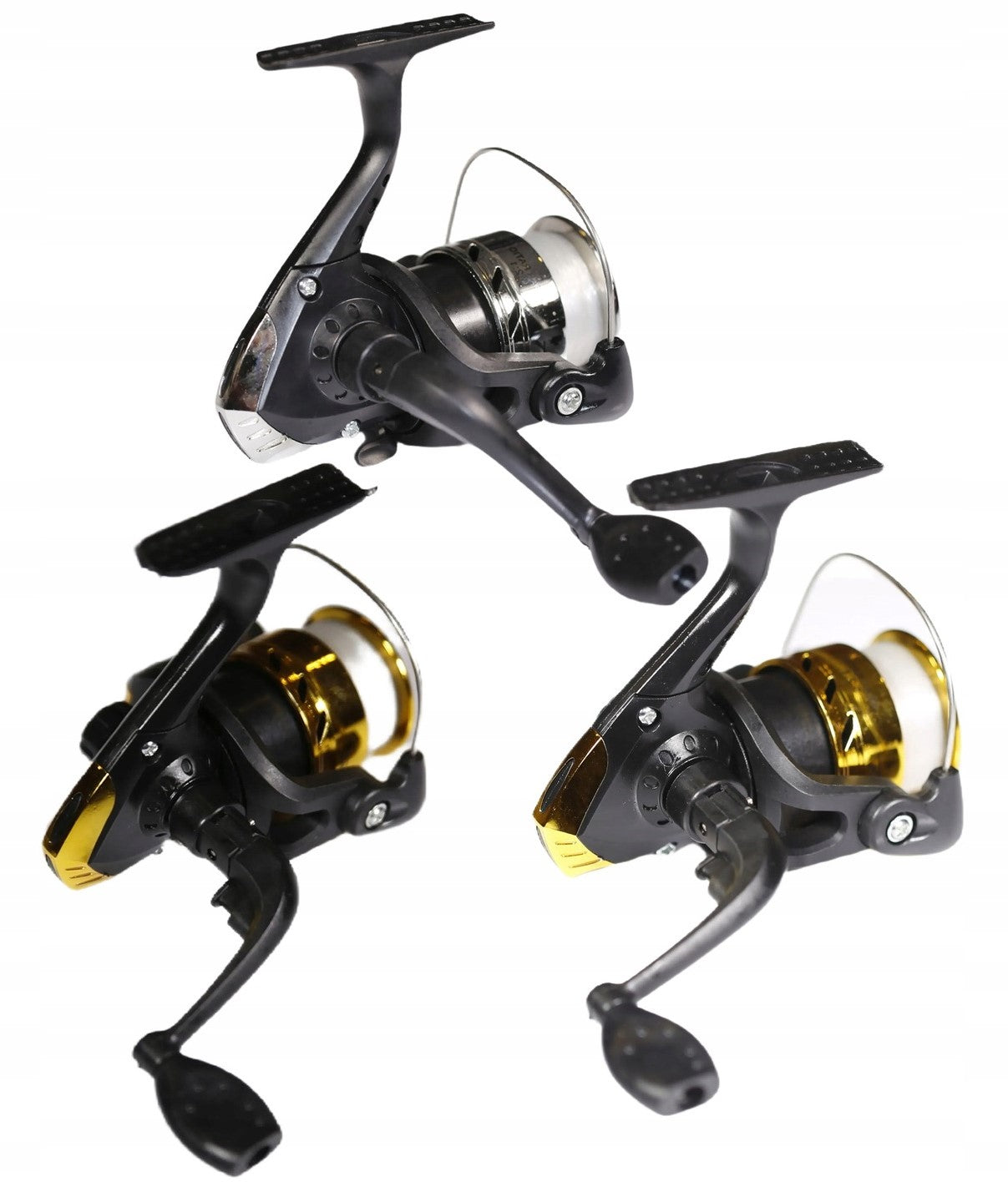 FISHING SET 3x Fishing rod 3x Reel, float, ground - ZEST-W-04 Manufacturer code ZEST-W-04Y