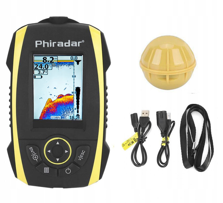 FISHING SONAR FF288W COLOR CLEAR SCREEN POLISH MENU