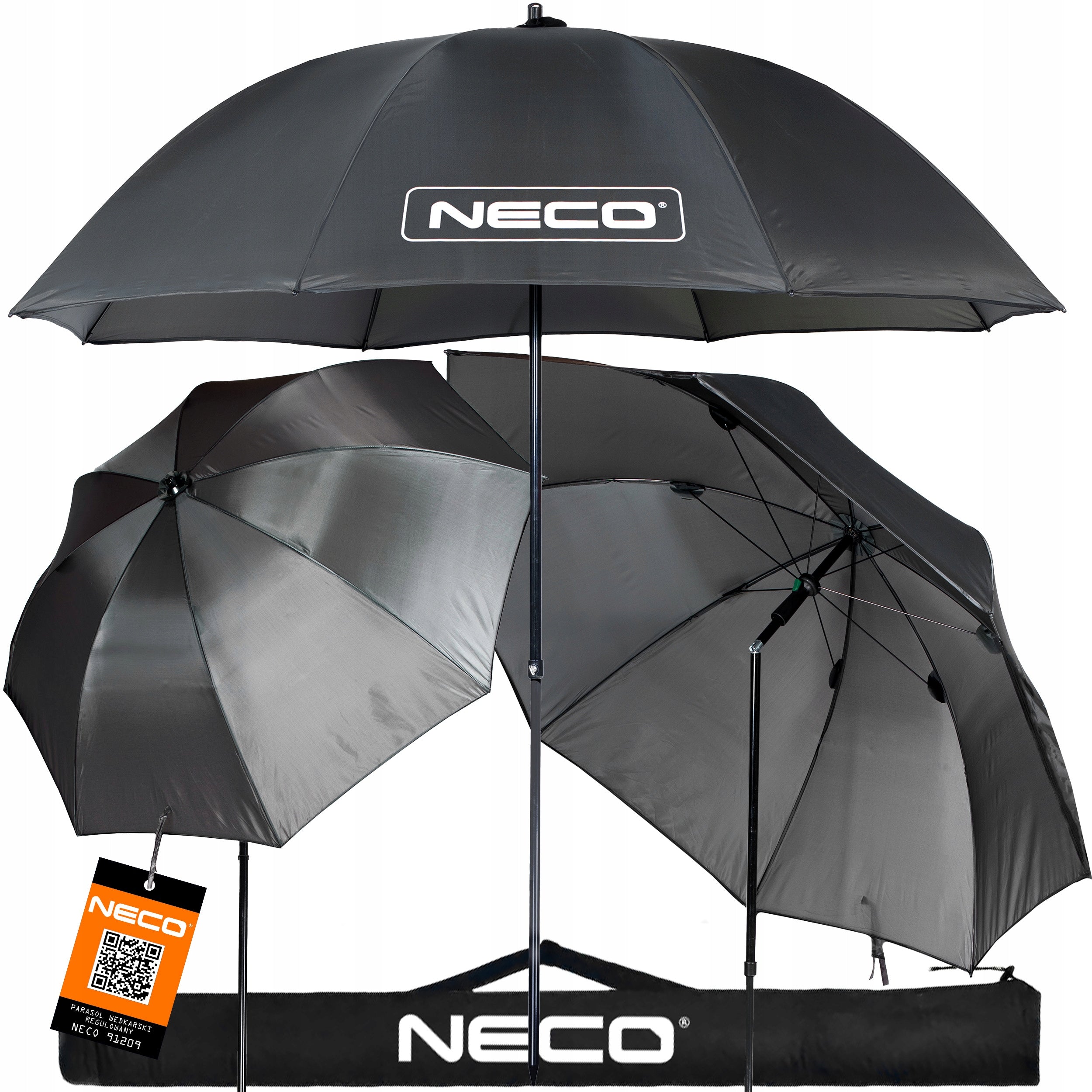 FISHING UMBRELLA NECO ADJUSTABLE SOLID LARGE SOLID