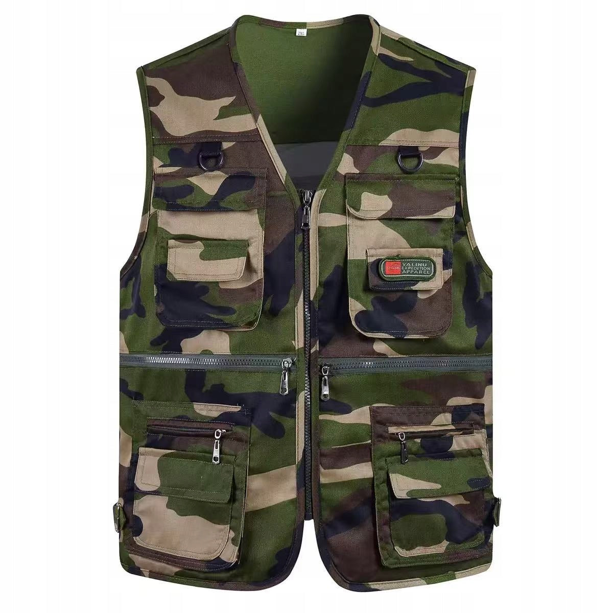 FISHING VEST LIGHT ROOMY LARGE WORKING POCKET BREATHABLE ROZ L Brand no brand