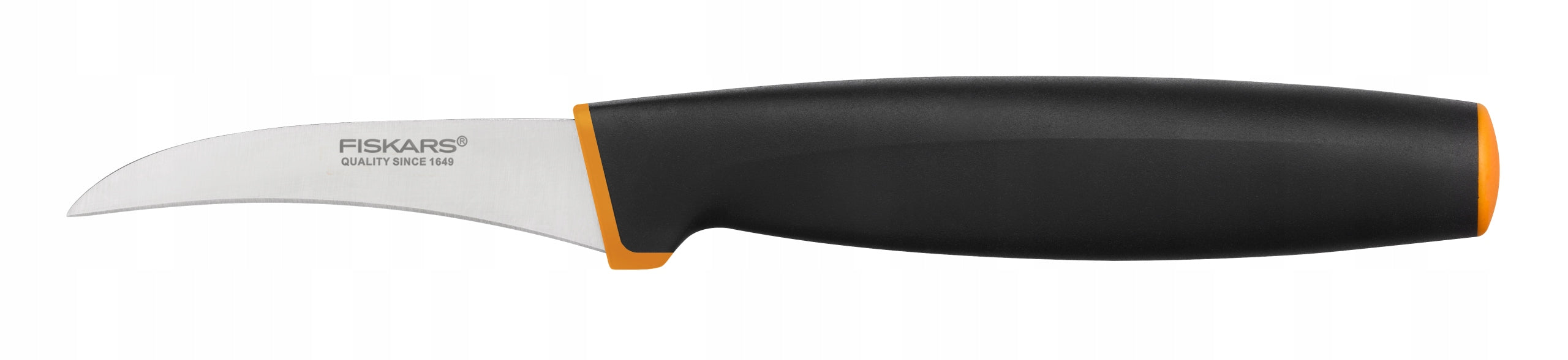 FISKARS CONTROL+ Peeling knife with bent blade 7 cm / Japanese steel