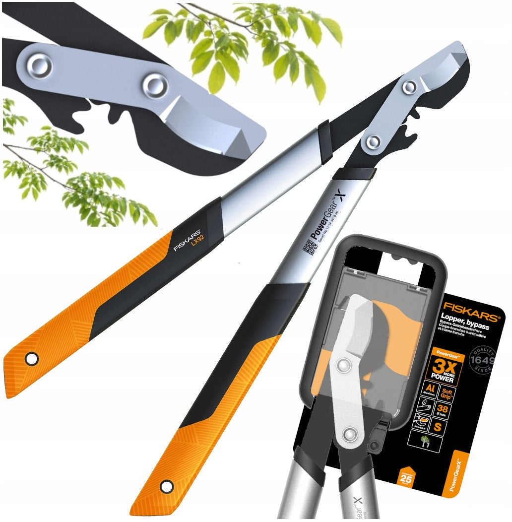 FISKARS POWERGEAR X92 1020186 TWO-HANDED 57 CM SCISSOR LEVER PRUNING SHEAR
