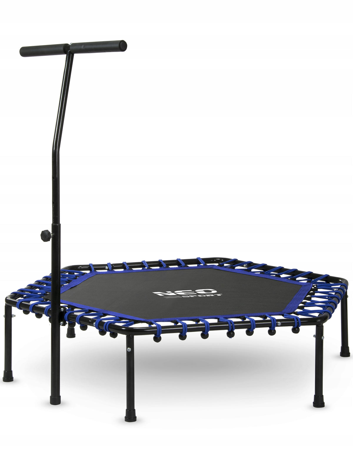 FITNESS TRAMPOLINE WITH HANDLE ADJUSTABLE FOR EXERCISE NEOSPORT 100kg Packaging status original