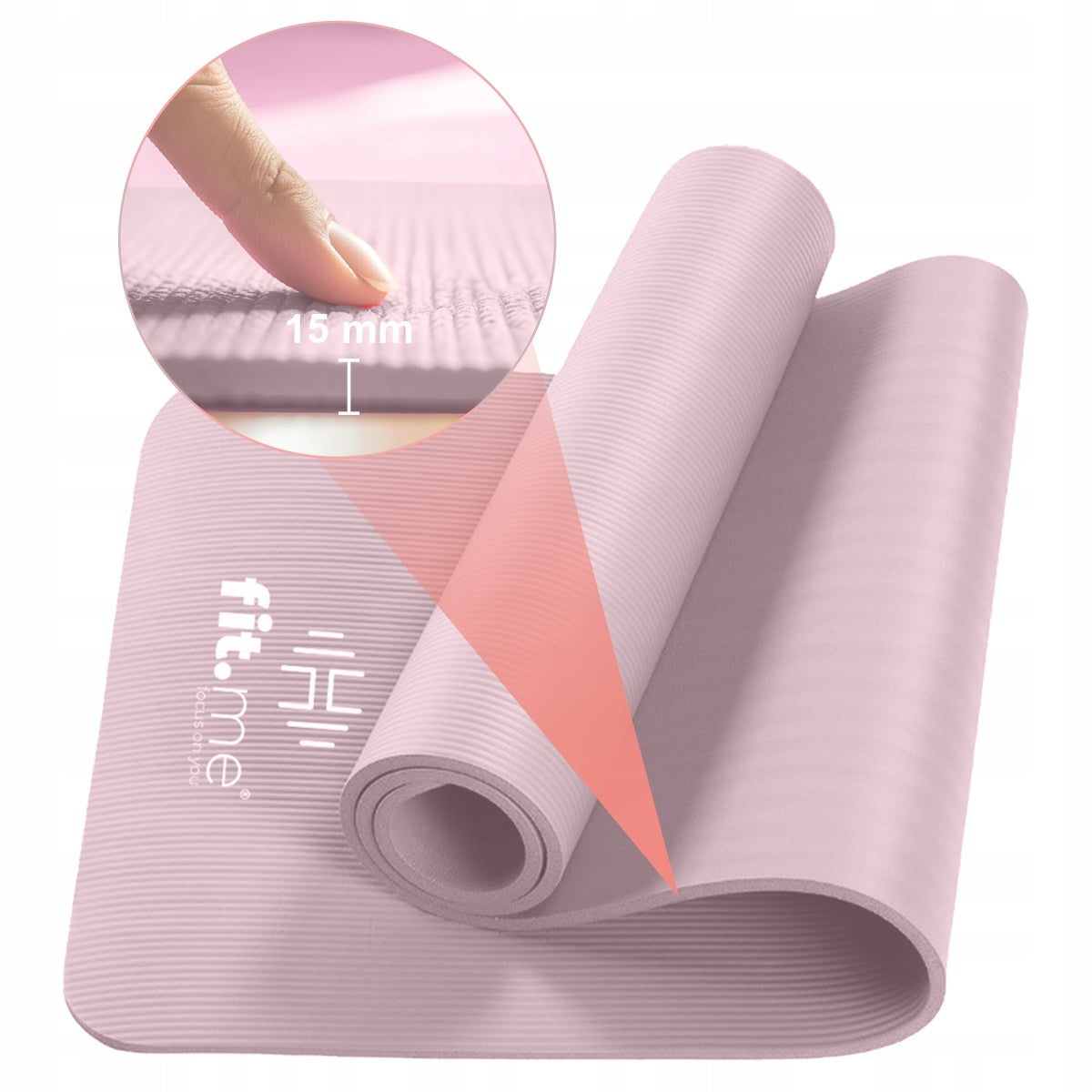 FITNESS YOGA EXERCISE MAT SOFT THICK 1,5 CM NBR TRAINING MAT Manufacturer code FM391