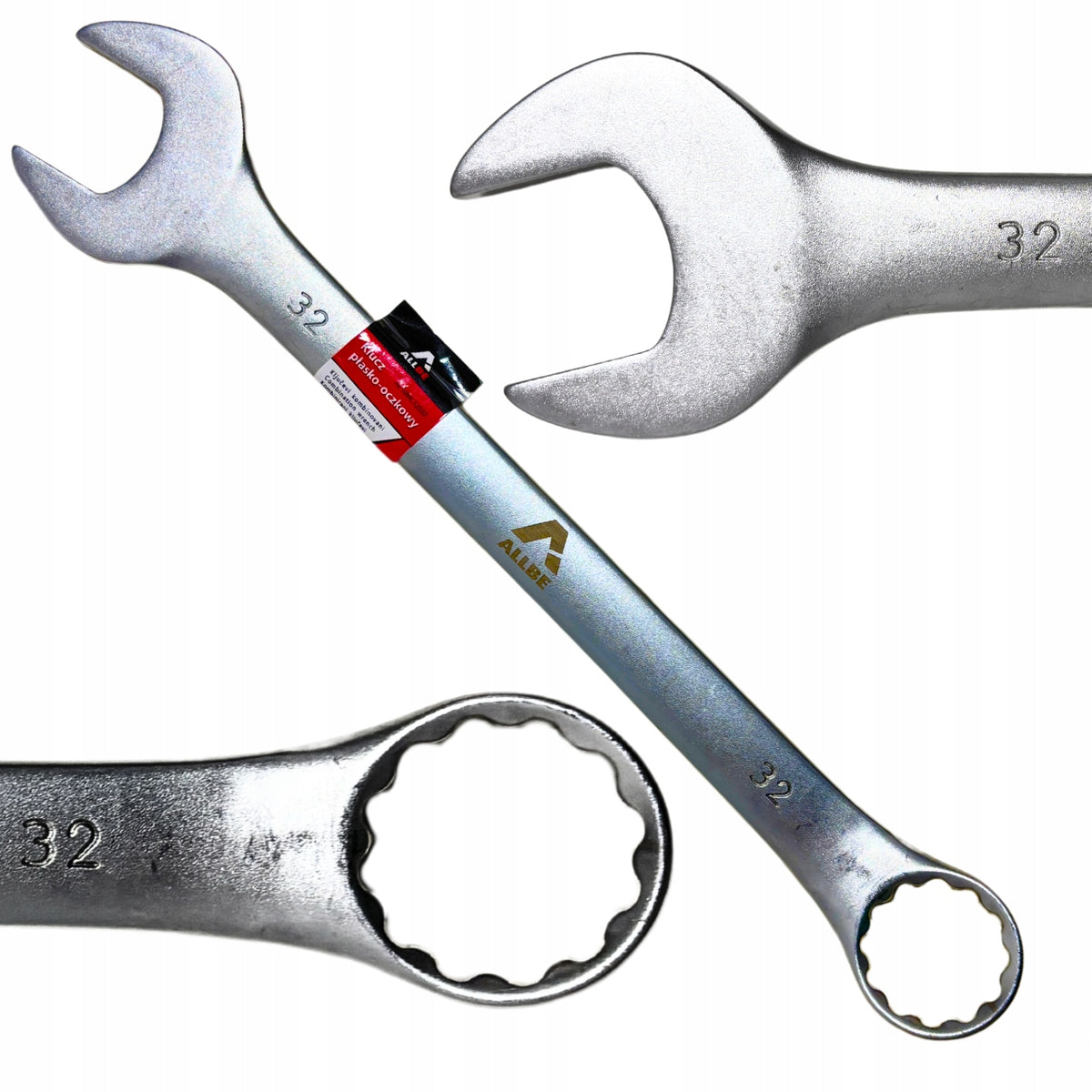 FLAT EYE WRENCH 32mm STEEL CRV FLAT EYE WRENCH Cr-V STRONG SOLID