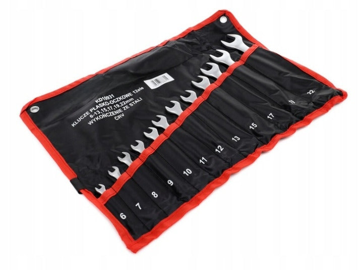 FLAT-EYE WRENCHES 6-22 SET OF 12 FLAT WRENCHES CRV FLAT Manufacturer code OT58145