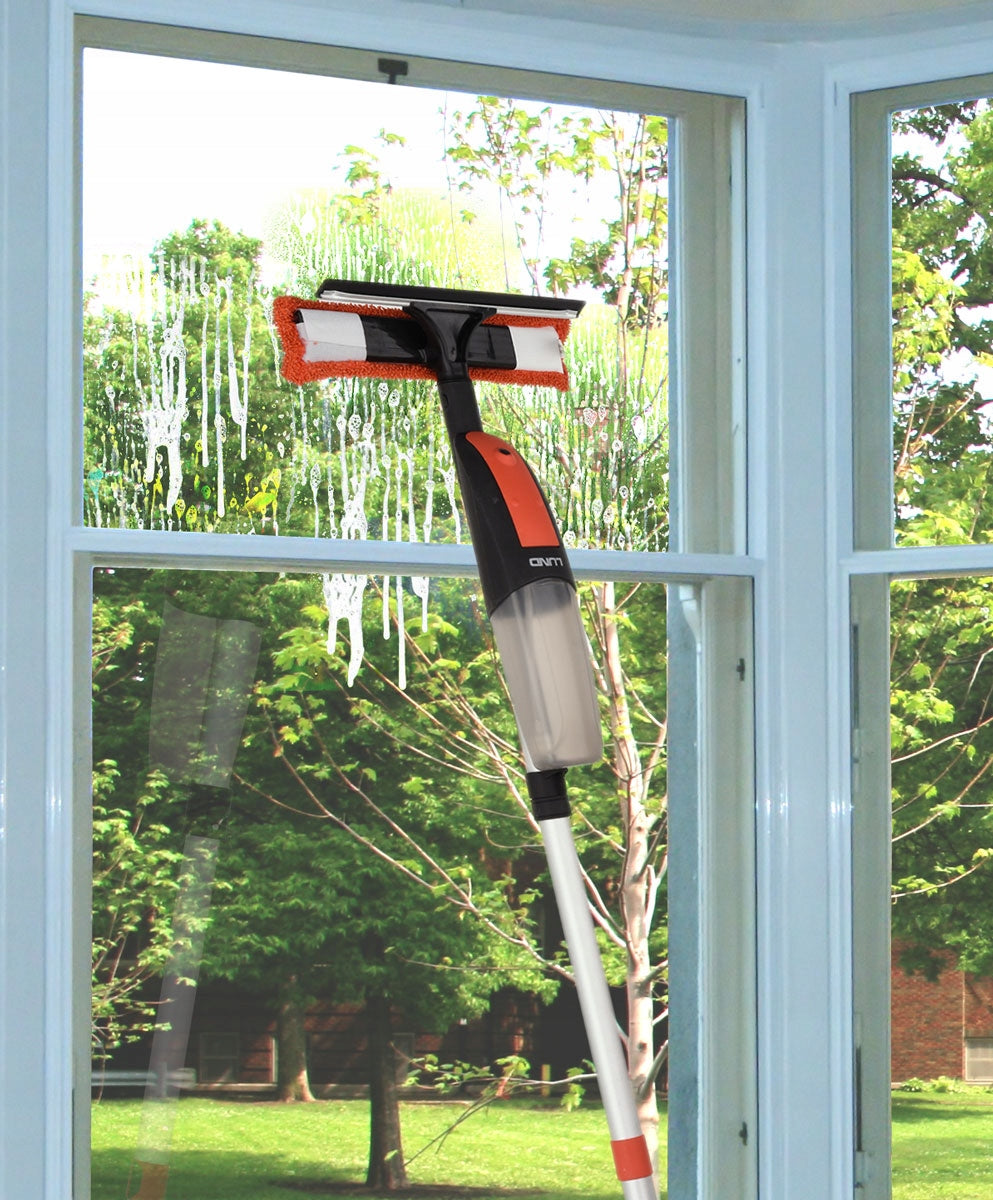 FLAT MOP WITH WASHER Lund 41 cm 2in1 Microfiber Window Washer Brand Lund