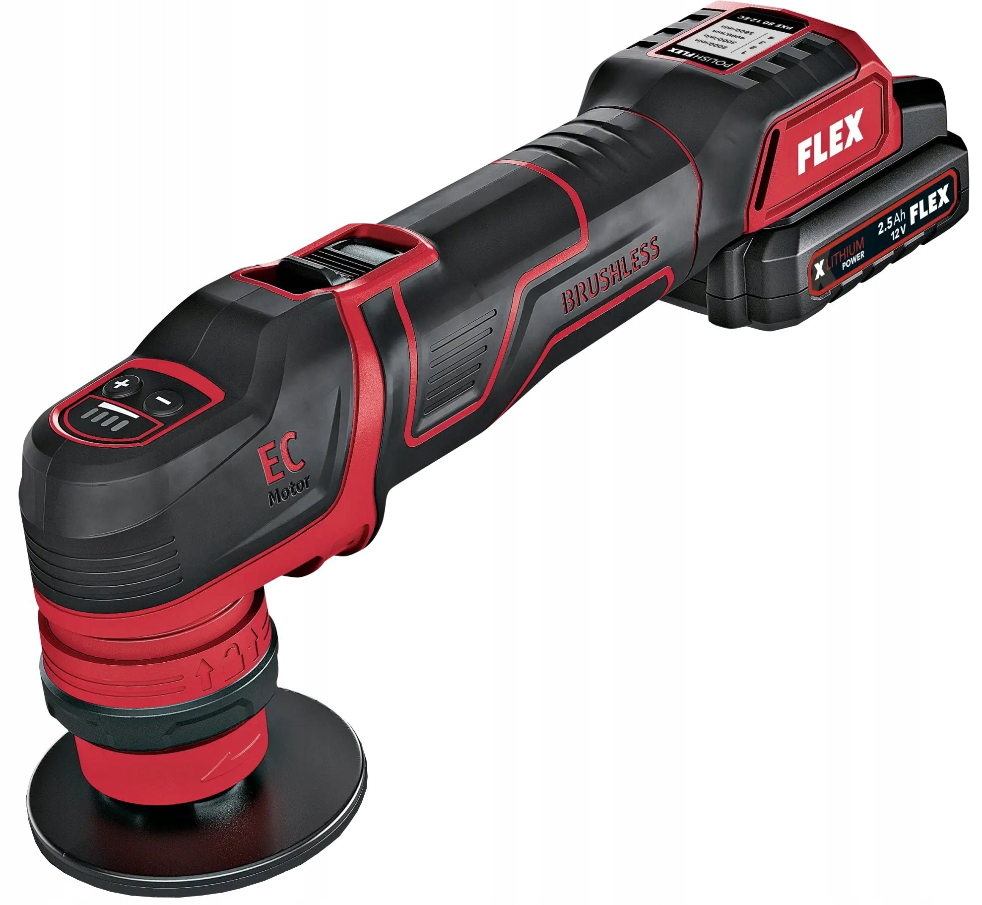 FLEX CORDLESS POLISHER PXE 80 12-EC/2.5 ROTARY-INTERMEDIATE SET Manufacturer code 532268