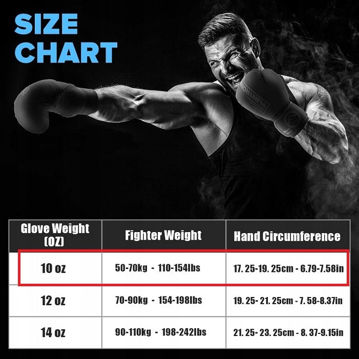 FLINTRONIC BOXING GLOVES 10 Oz TRAINING GREY Model CZARNE