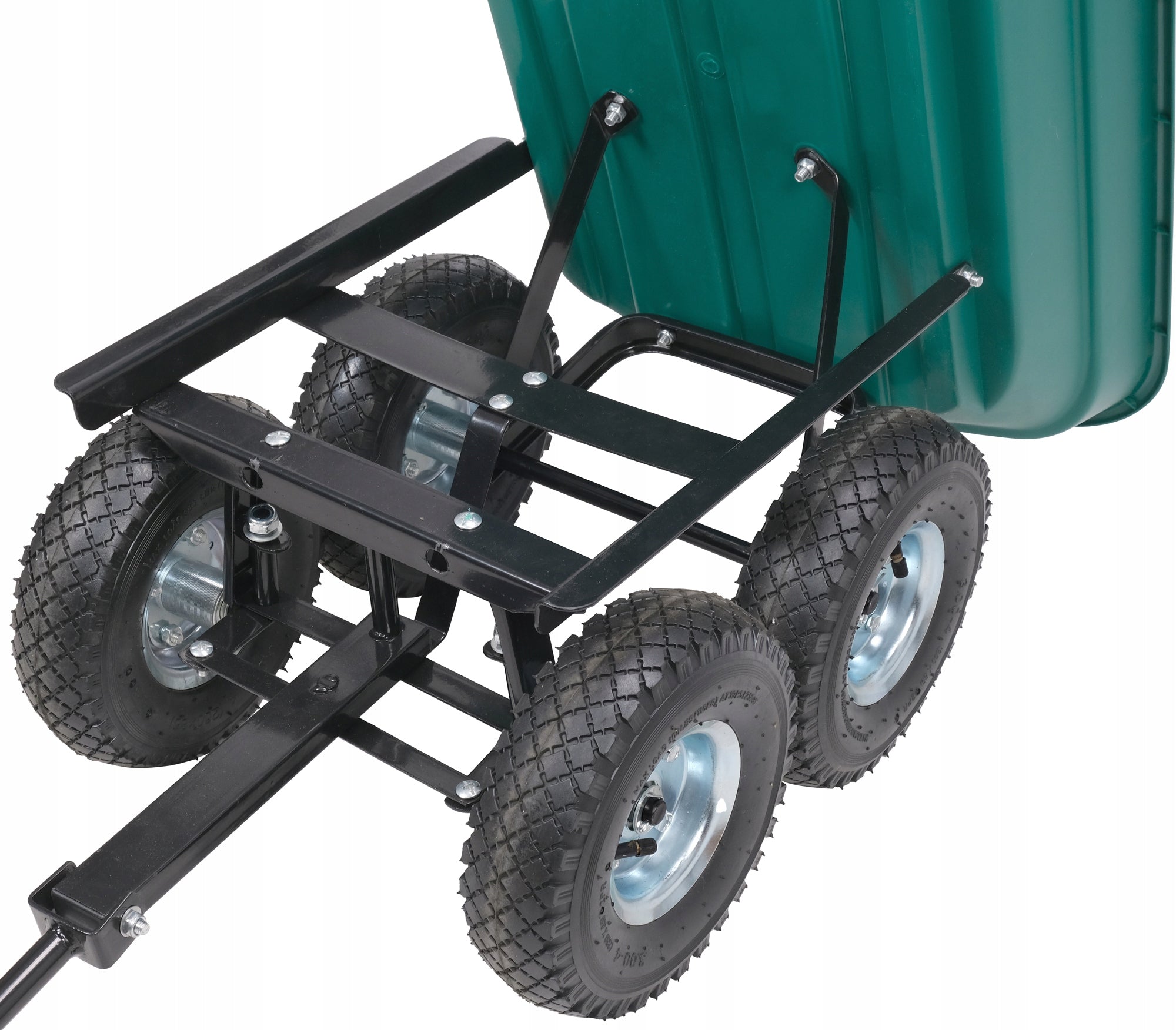 FLO WHEELBARROW GARDEN TROLLEY TRANSPORT TIPPER WITH A CAPACITY OF 55L 90204 Wheels number 4