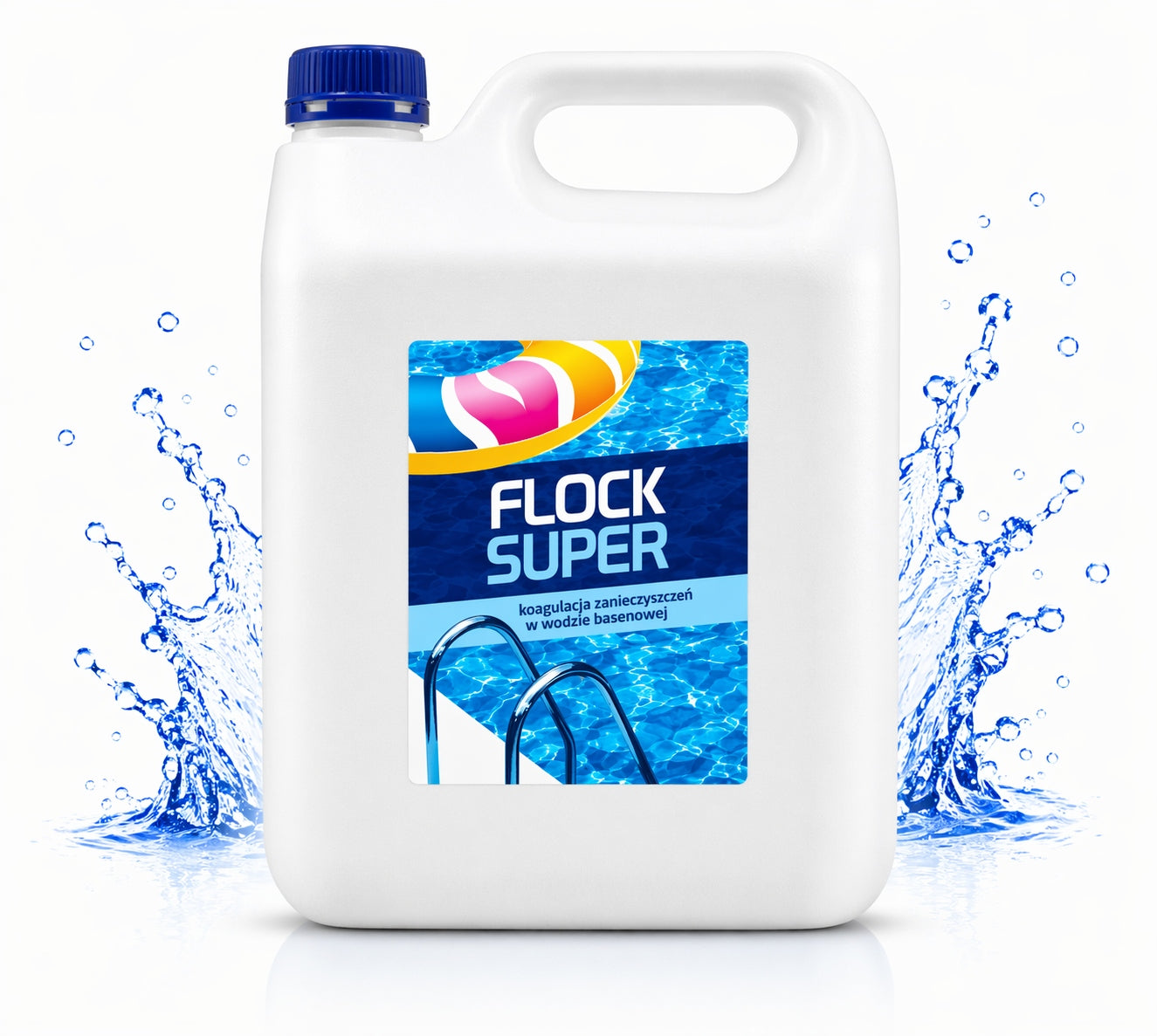 FLOCK SUPER 4L for Swimming Pool Clarifies Water Coagulant Crystalline Water