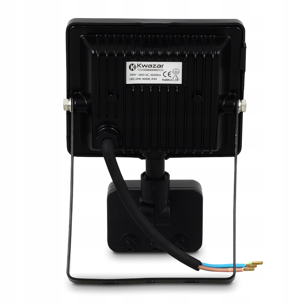 FLOODLIGHT LED LAMP WITH MOTION SENSOR 20W Color black