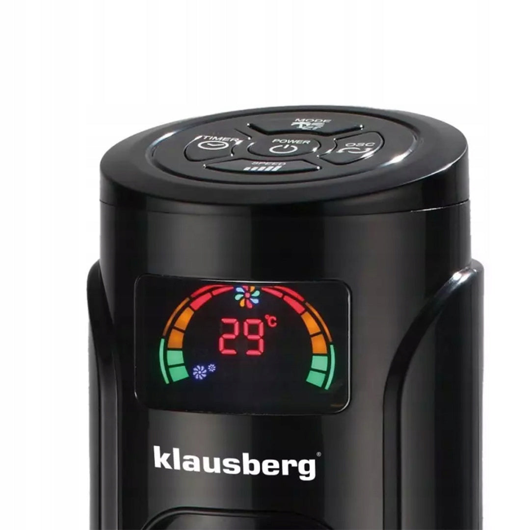 FLOOR COLUMN FAN WITH REMOTE CONTROL KLAUSBERG KB-7720 Product weight with unit packaging 5 kg