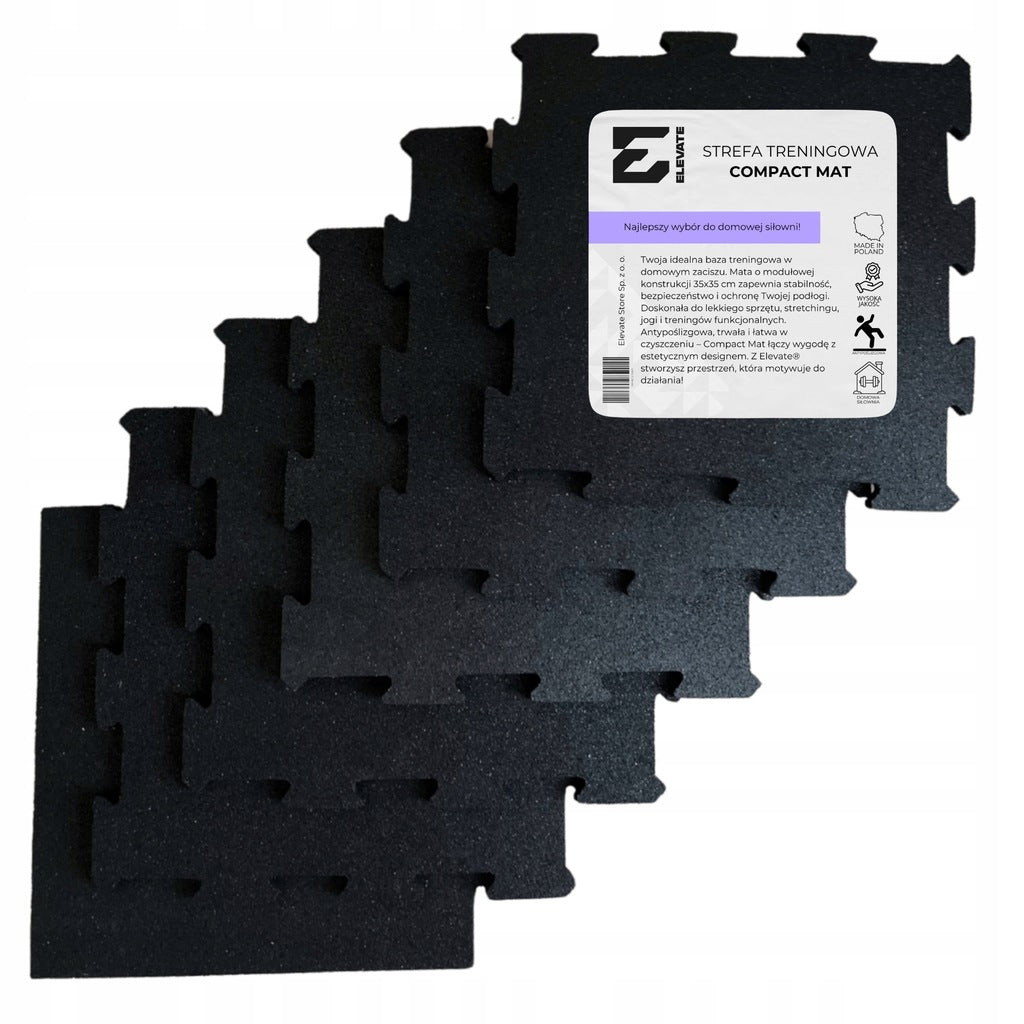 FLOOR MAT rubber PUZZLE 20pcs for GYM EQUIPMENT 160x130cm for EXERCISE
