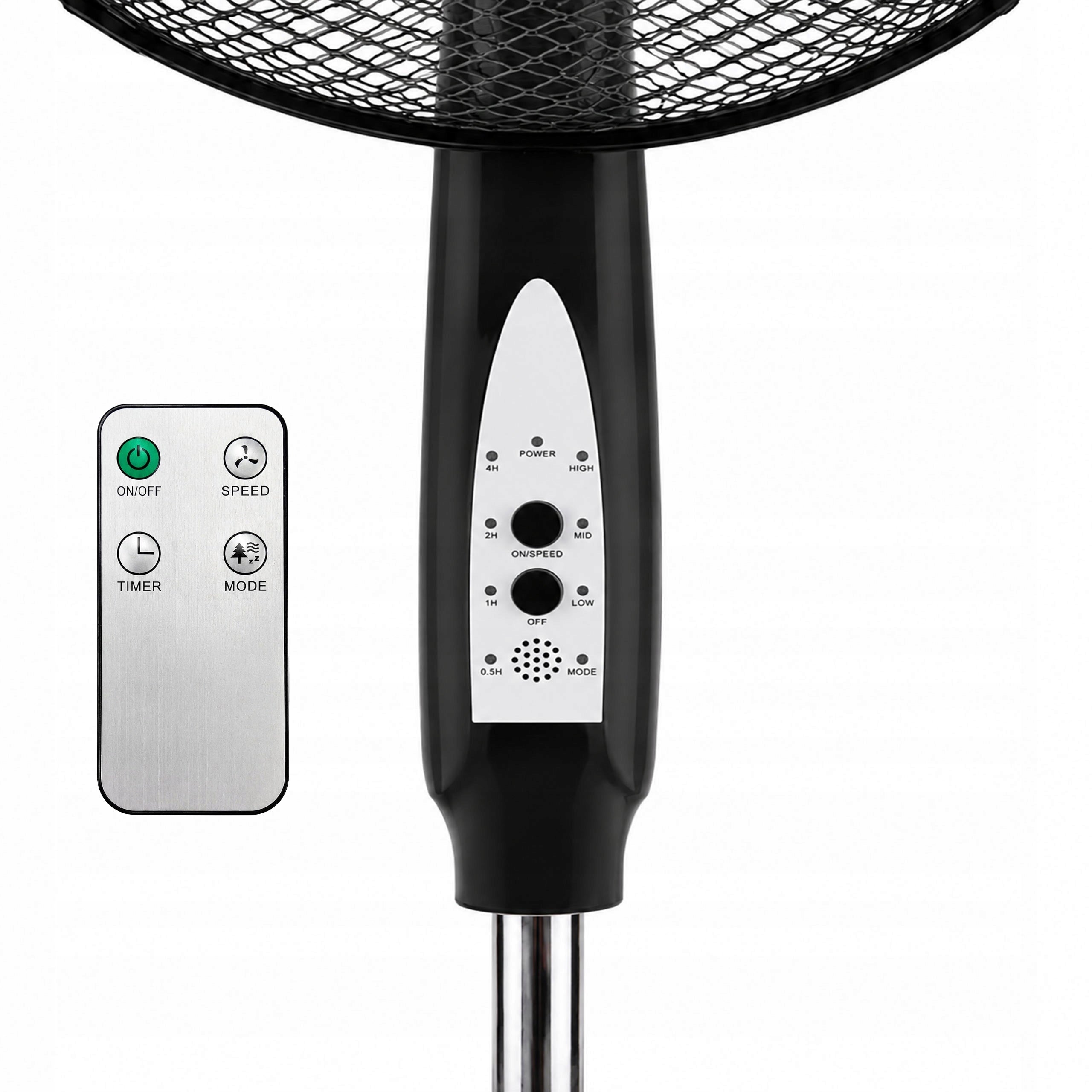 FLOOR STANDING FAN 40W FREESTANDING FAN QUIET POWERFUL REMOTE CONTROL Model KAS25006