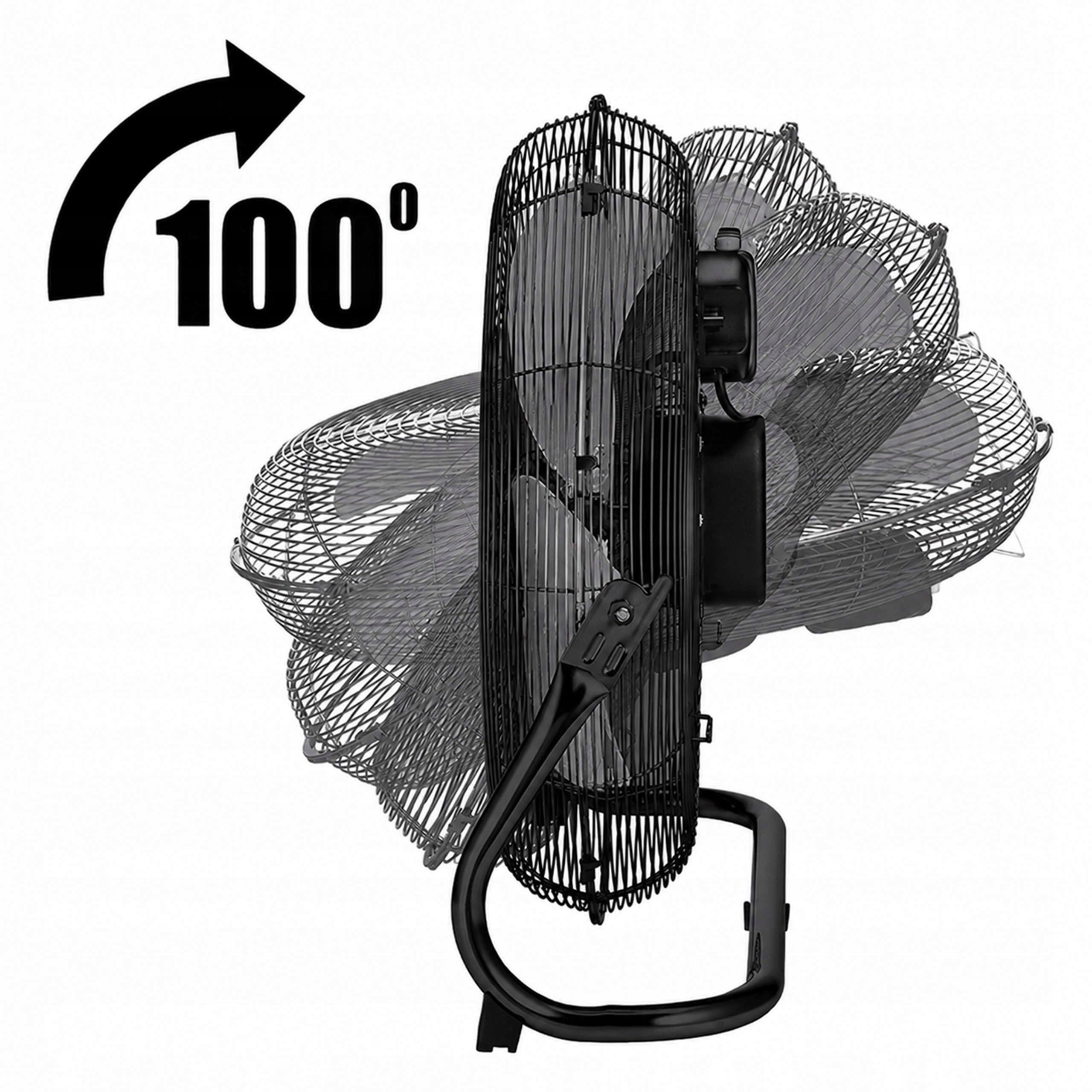 FLOOR STANDING FAN CIRCULATOR FAN 100W POWER ADJUSTMENT QUIET Dominant color multicolor