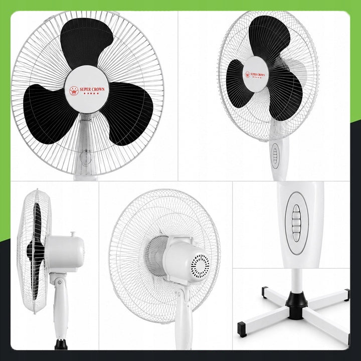 FLOOR STANDING FAN FREESTANDING FAN QUIET POWERFUL 40W PROPELLER Manufacturer code CD