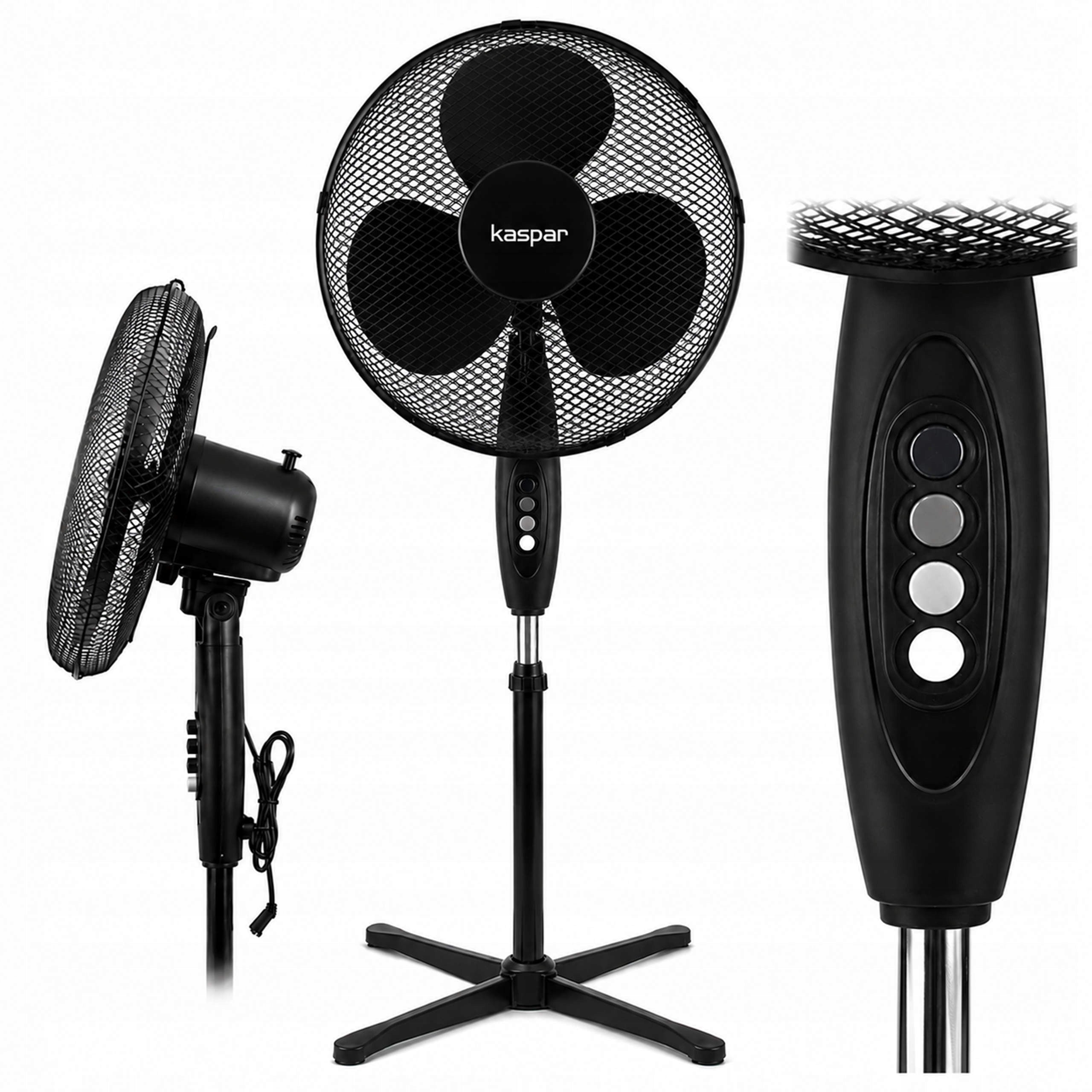 FLOOR STANDING FAN FREESTANDING QUIET POWERFUL 40W PROPELLER