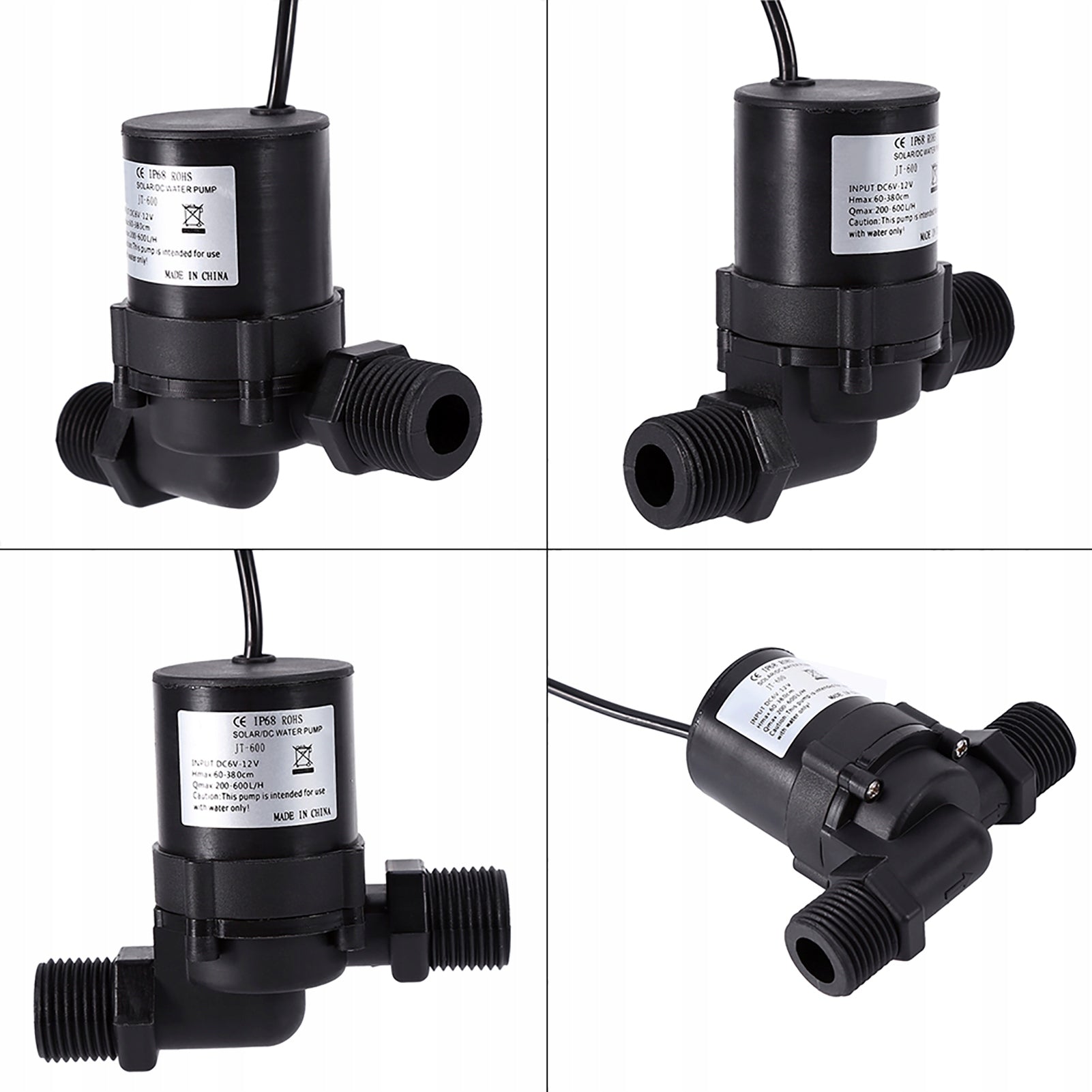 FLOW PUMP FOR LIQUID WATER 600L/H 12V Manufacturer code 1478523256987