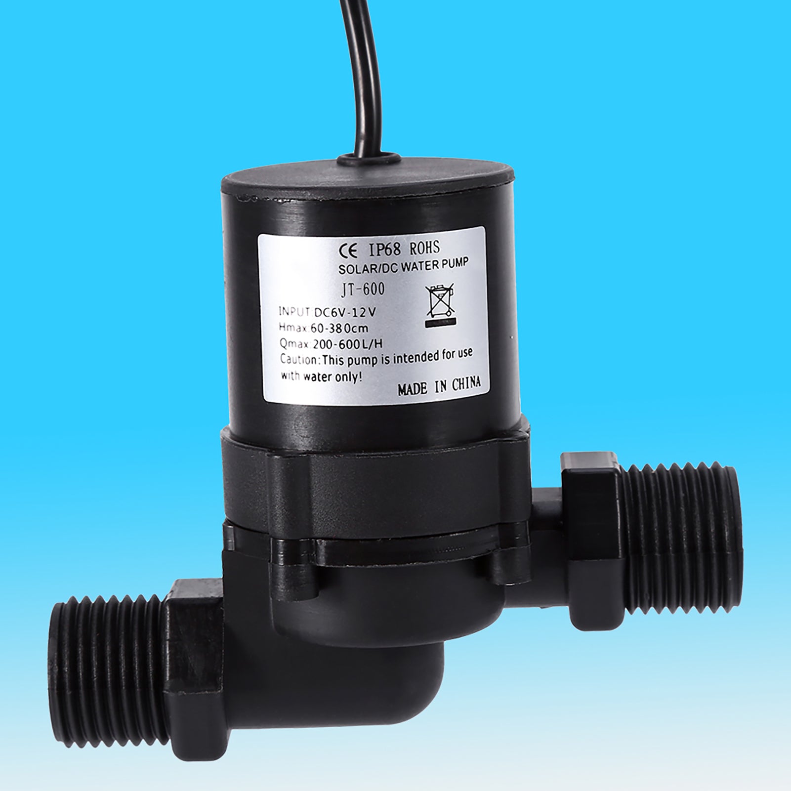 FLOW PUMP FOR LIQUID WATER 600L/H 12V Packaging status original