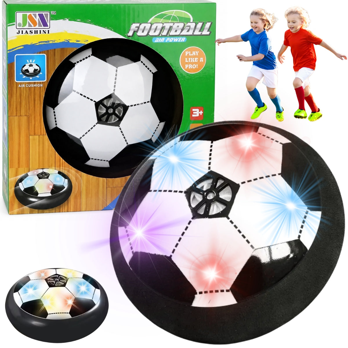 FLYING LEVITATING FOOTBALL WITH LIGHT CYMBERGAJ AIR HOVERBALL DISC