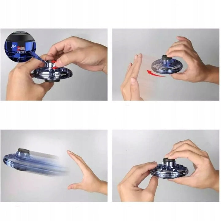 FLYING SPINNER UFO LED HAND CONTROLLED FLYING BOOMERANG TOY Brand no brand