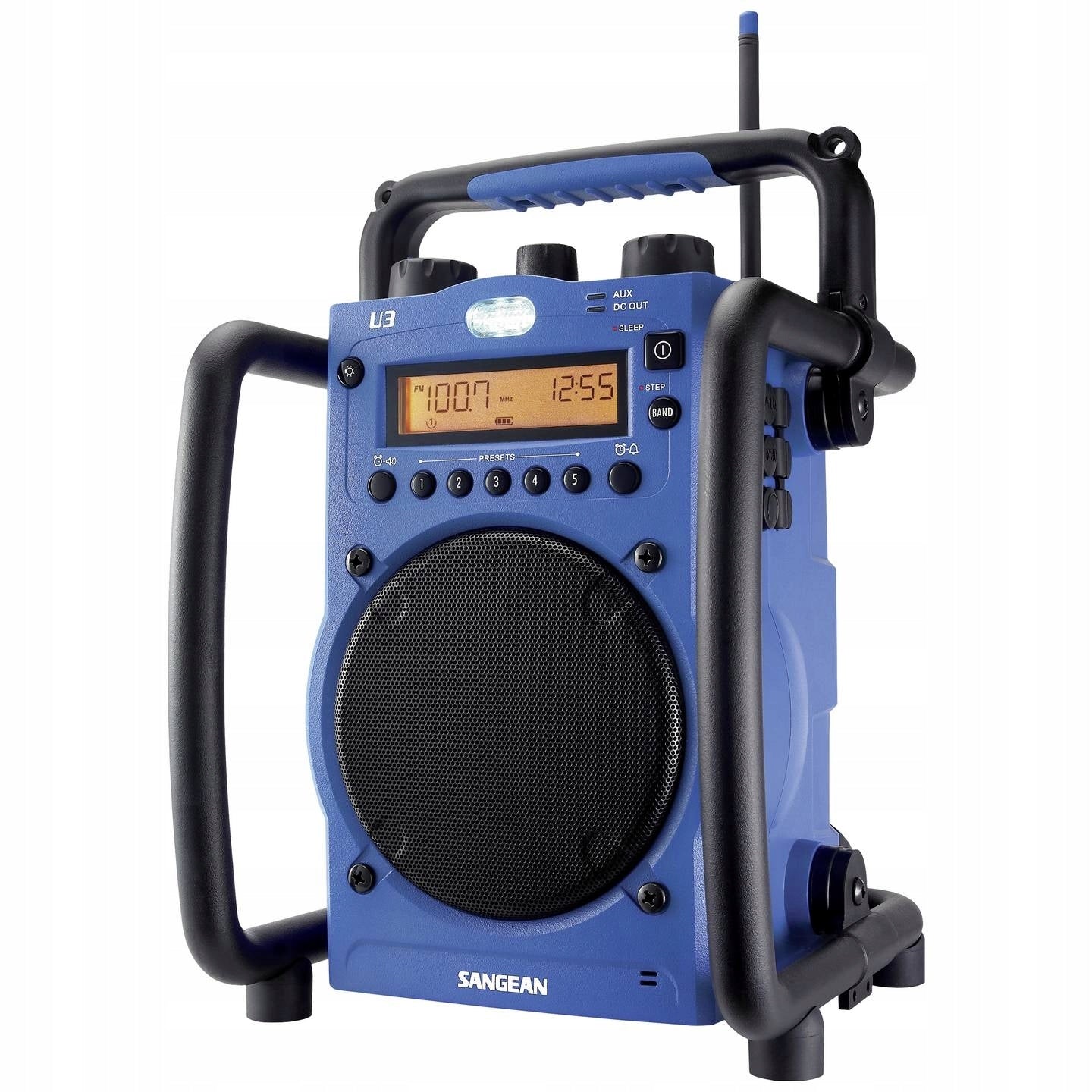 FM AM BUILDING Radio for Construction Portable AUX RESISTANT Cord Storage Manufacturer code Radio budowlane U-3