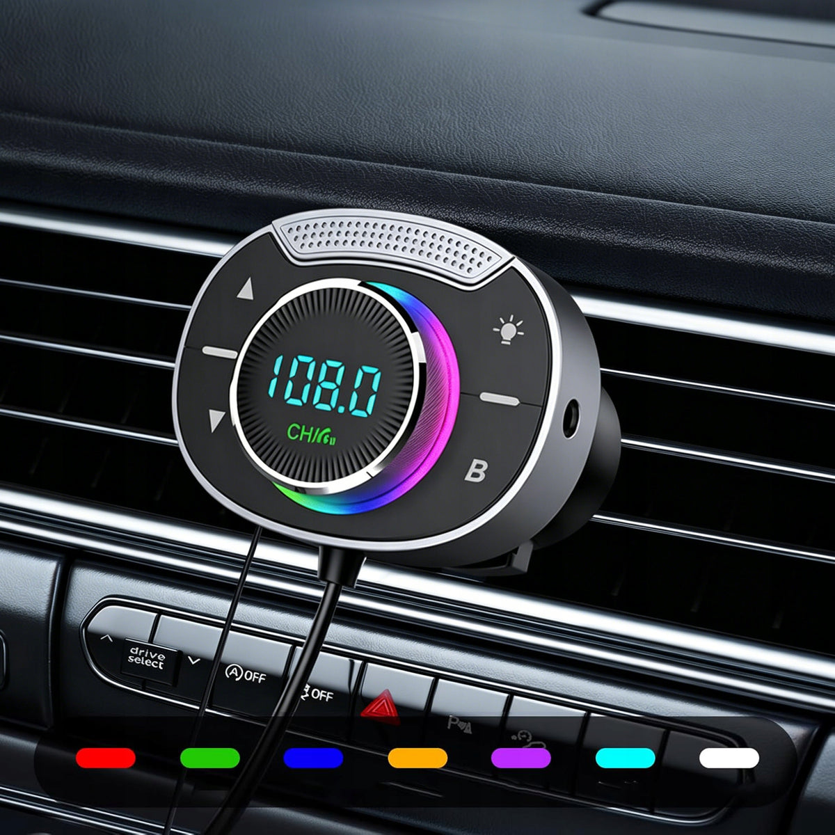FM Car Bluetooth Transmitter for Car MP3 with Charger and Player Packaging status original