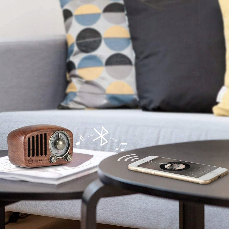 FM Kitchen Radio Feegar RETRO Wood Portable Network Bluetooth 10h SD EAN (GTIN) 5904610880050