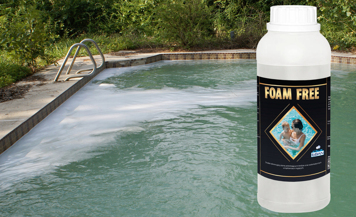 FOAM FREE 1L SKIMMER ANTI FOAM AGENT FOR POOL FOAM REMOVAL IN WATER Brand EBAN