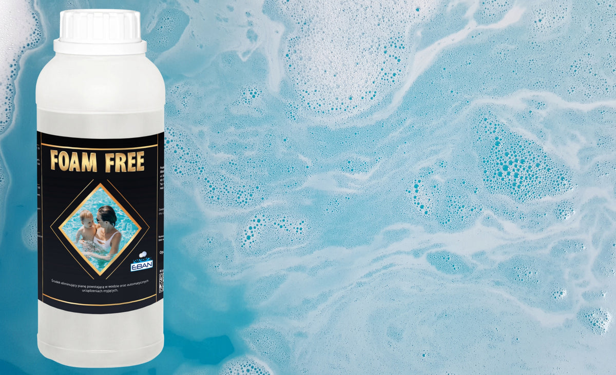 FOAM FREE 1L SKIMMER ANTI FOAM AGENT FOR POOL FOAM REMOVAL IN WATER Packaging status original
