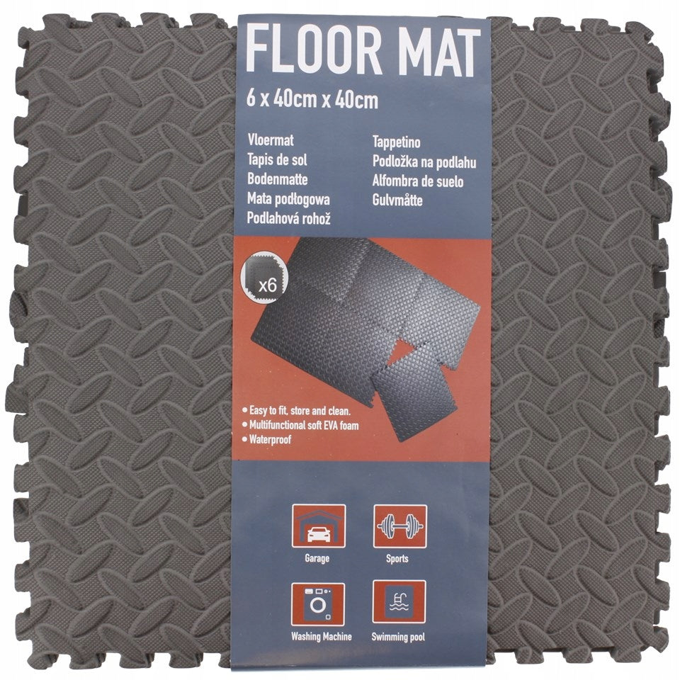 FOAM MAT for garage under equipment foam for swimming pool washing machine 40x40cm 6 pieces