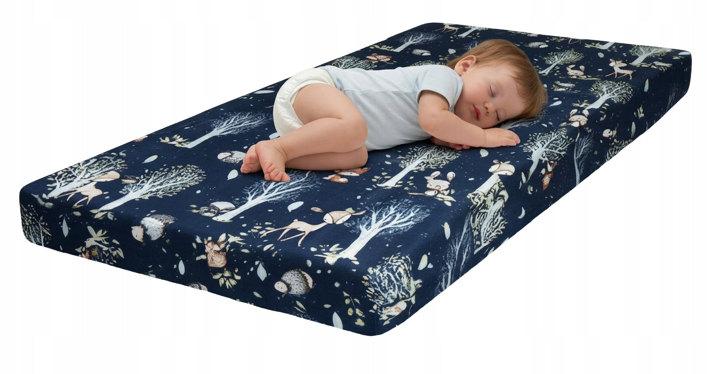 FOAM MATTRESS 60x120cm children's COT cover COTTON 9 Packaging status original