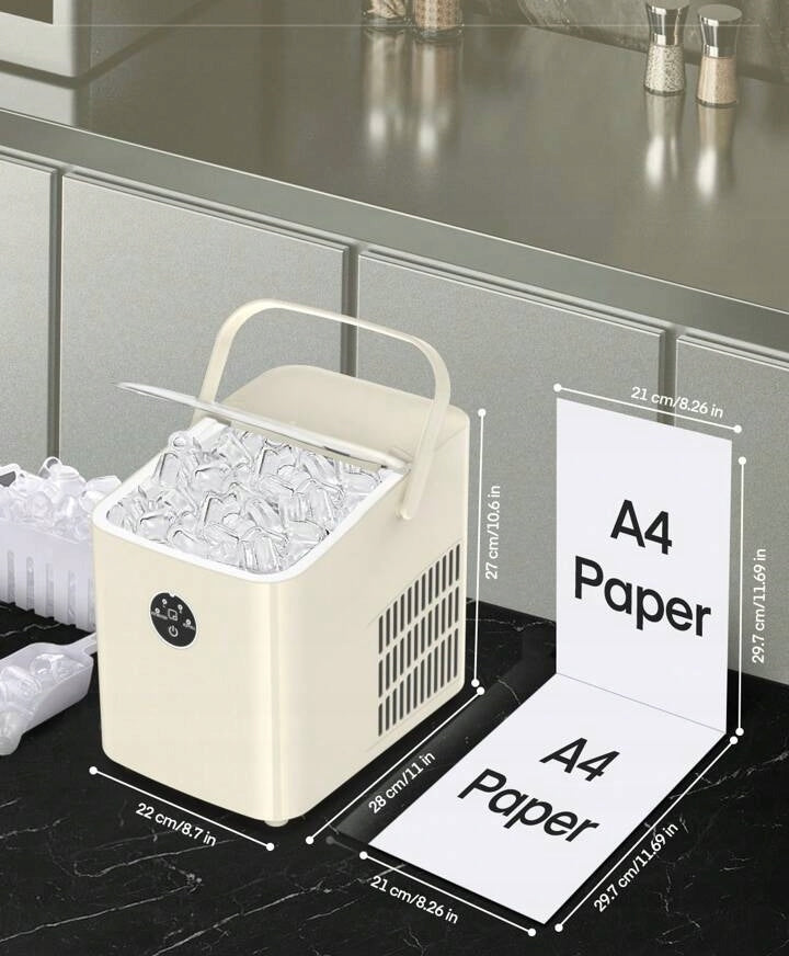 FOHERE ICE MAKER 14 KG 2 SIZES SELF-CLEANING Manufacturer code ICM1262A