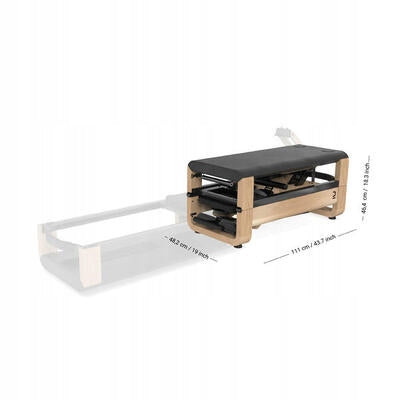 FOLDABLE COMPACT Stationary Rowing Machine Domyos Self-Powered Woodrower Brand DOMYOS