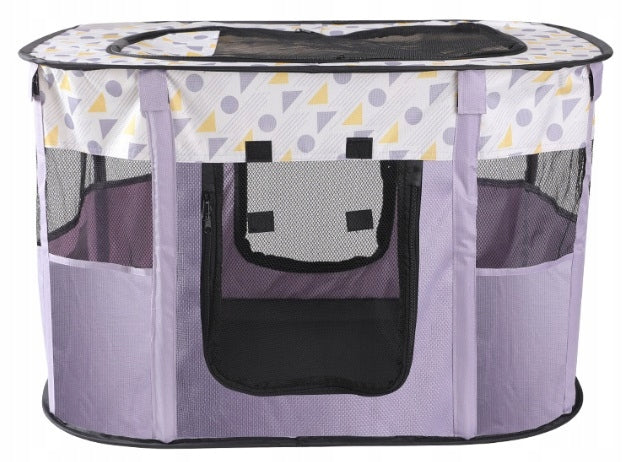 FOLDABLE LIGHTWEIGHT PLAYPEN BED DOG CAT CAGE 2 ENTRANCES SIZE L Brand no brand