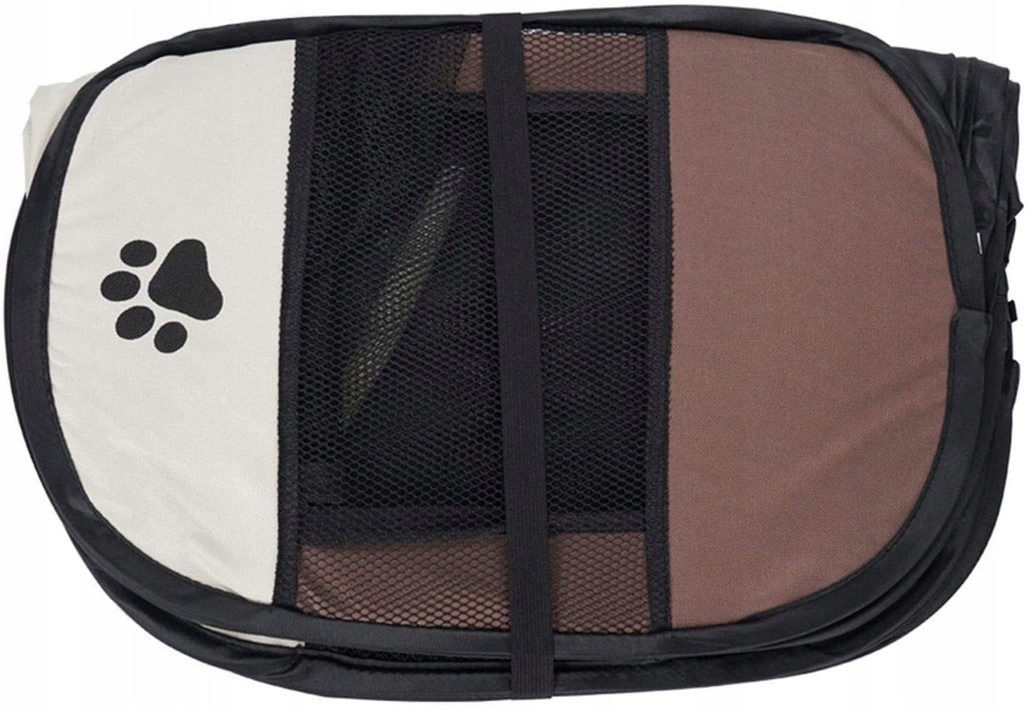 FOLDABLE MATERIAL PLAYPEN WITH ZIPPER CAT DOG CAGE BED - M EAN (GTIN) 5906893912213