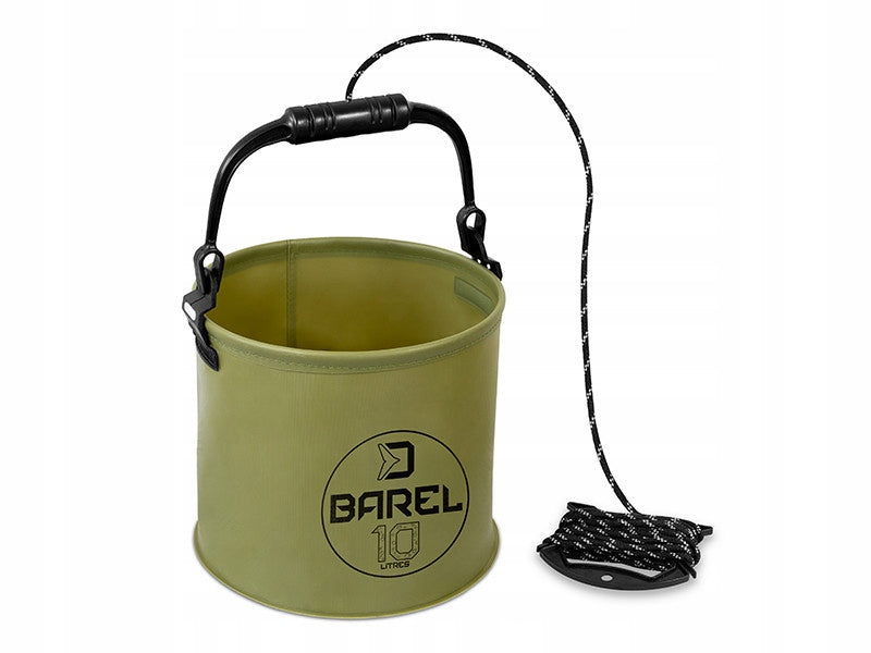 FOLDING BUCKET FOR DRAWING WATER DELPHIN BAREL 10L + 7m