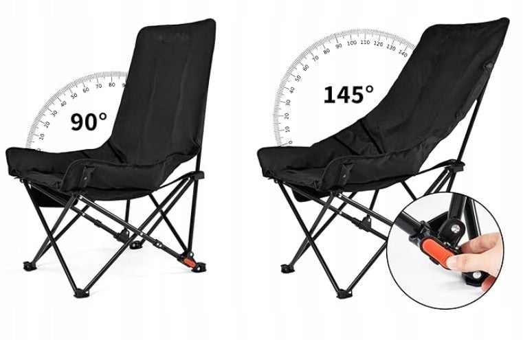 FOLDING CHAIR CAMPING FISHING + LARGE SOFT COVER Manufacturer code Krzesło kempingowe KOMFORT