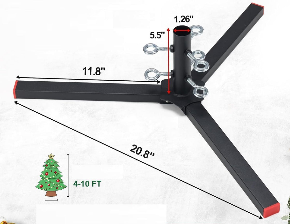 FOLDING CHRISTMAS TREE STAND TREE Tripod DMV Holder Brand no brand
