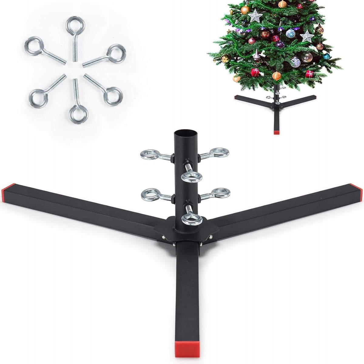 FOLDING CHRISTMAS TREE STAND TREE Tripod DMV Holder Manufacturer code STATYW STOAJK NA CHOINKĘ DMV