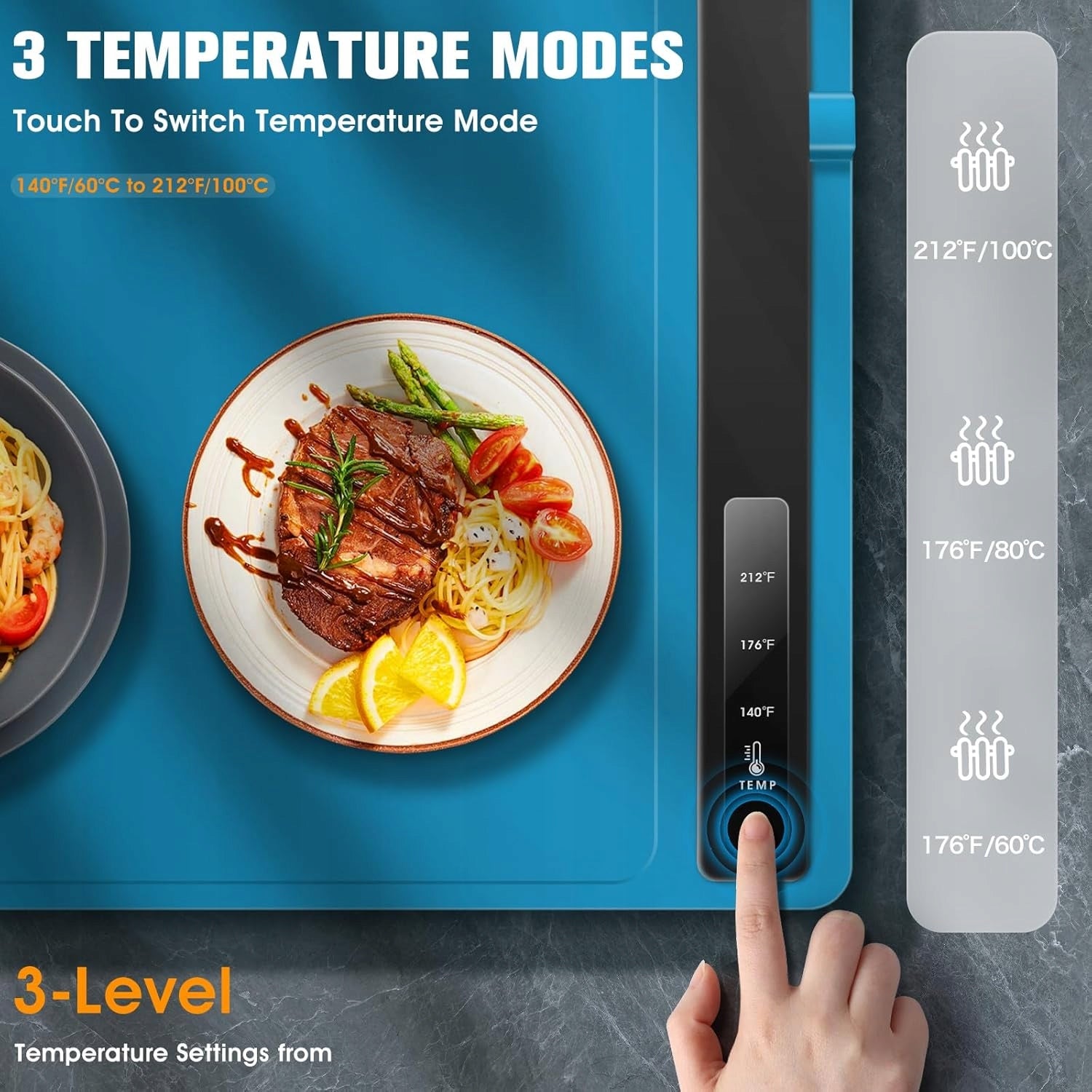 FOLDING ELECTRIC HOB WITH TEMPERATURE CONTROL 250W EAN (GTIN) 5903387652433
