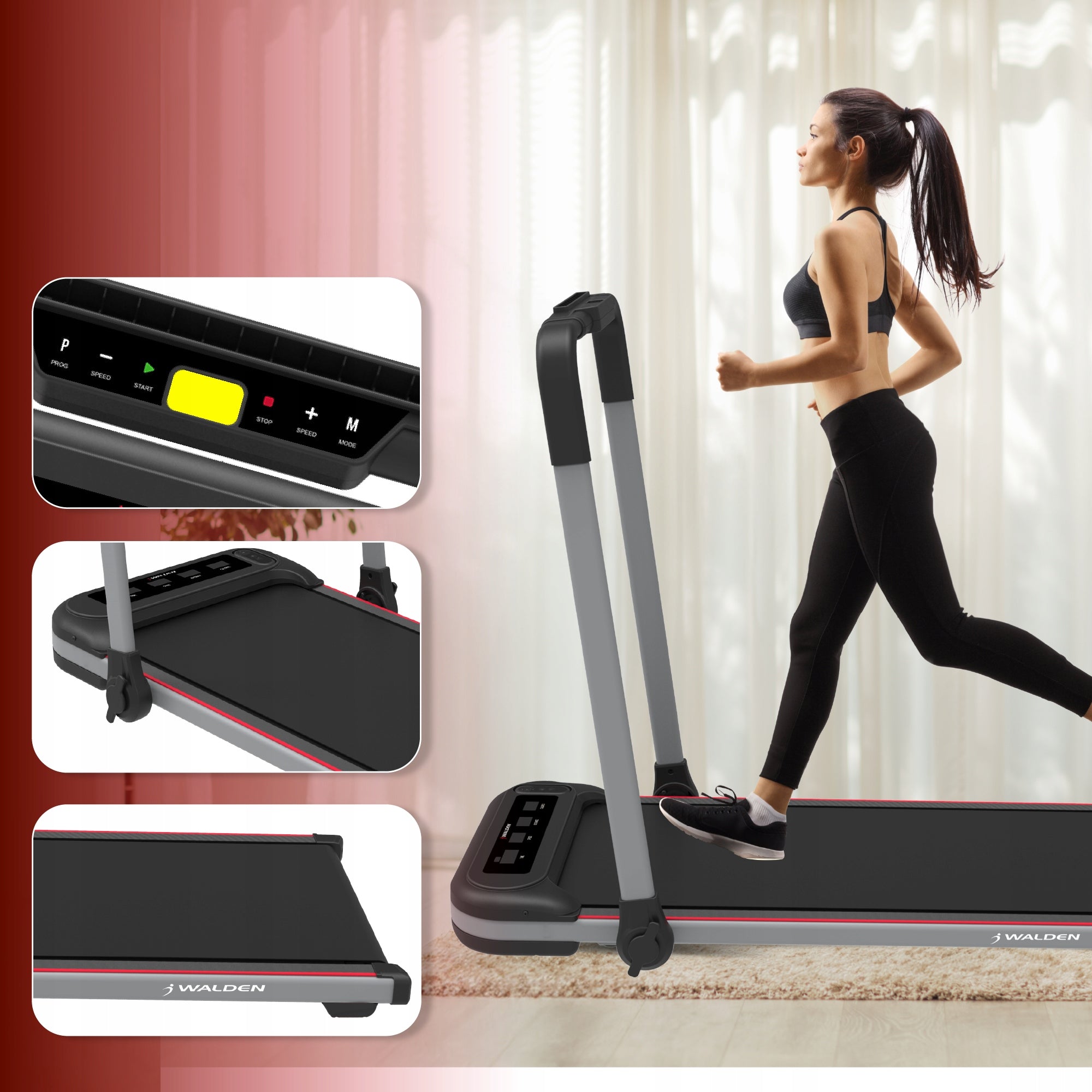 FOLDING ELECTRIC TREADMILL 10 KM/H WALDEN F2600 Manufacturer code WALBIF2600