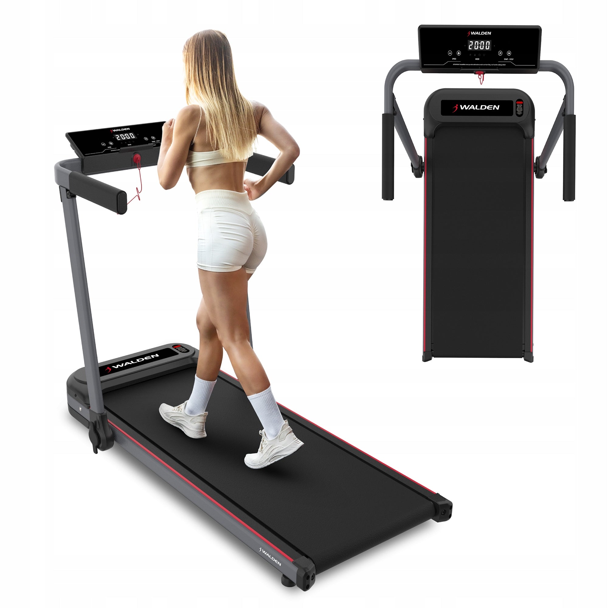 FOLDING ELECTRIC TREADMILL 10 KM/H WALDEN F2800 Packaging status original