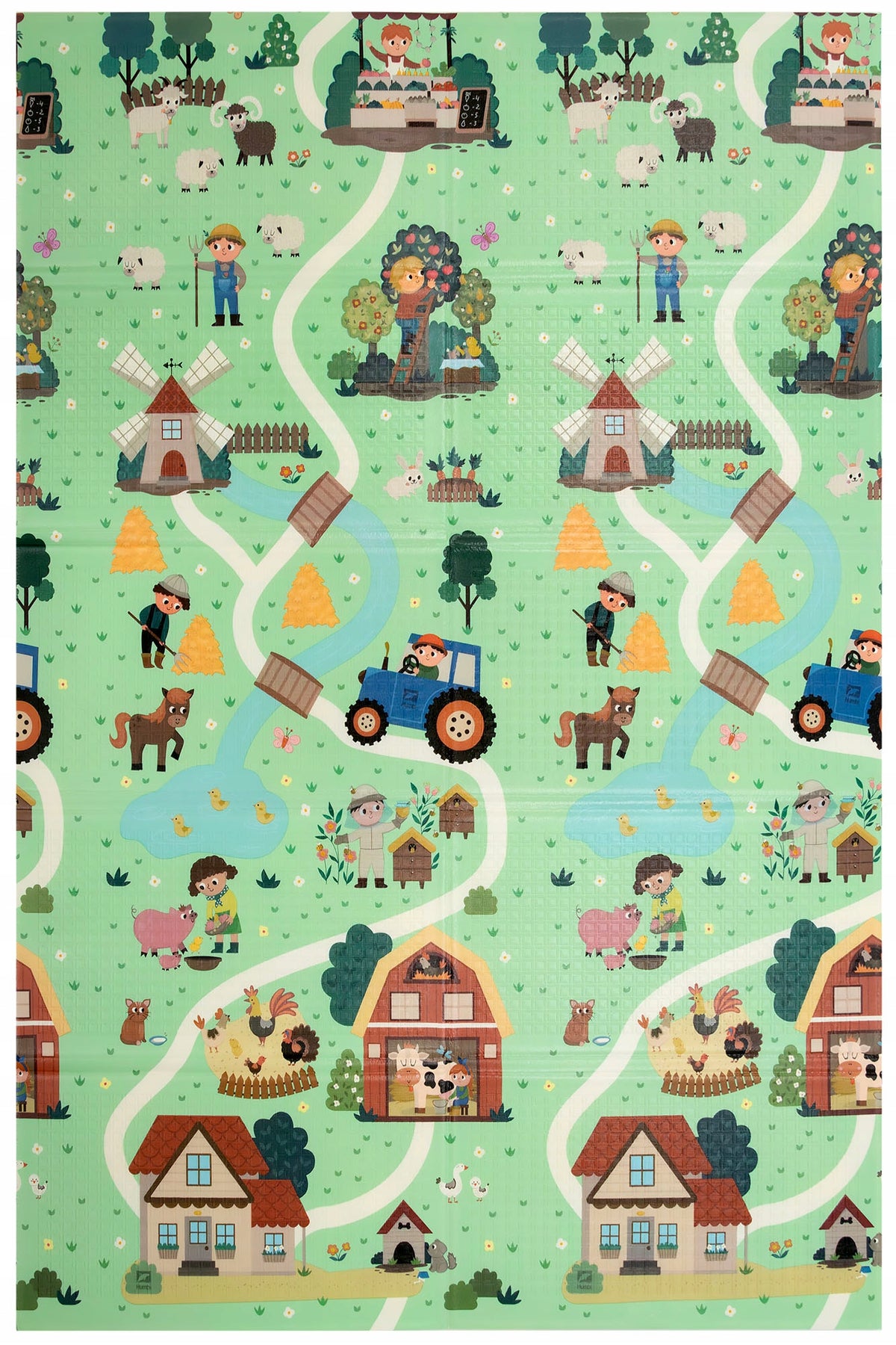 FOLDING FOAM MAT FOR CHILDREN EDUCATIONAL DOUBLE-SIDED HUMBI 120x180 BAG Packaging status original