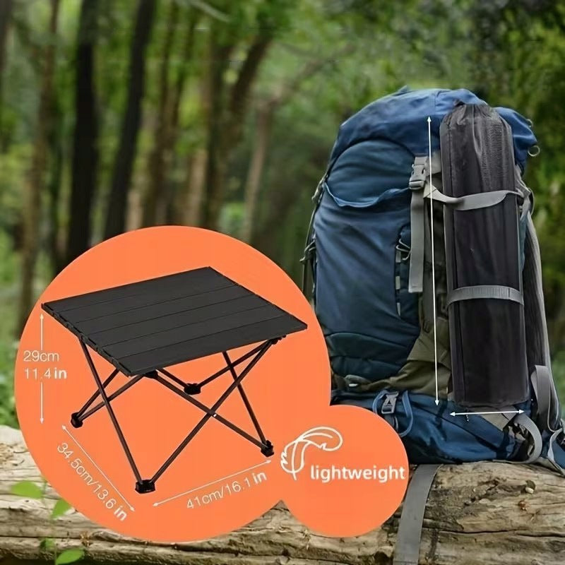 FOLDING GARDEN HIKING TABLE SPRING ROLL TABLE + STORAGE BAG Brand no brand