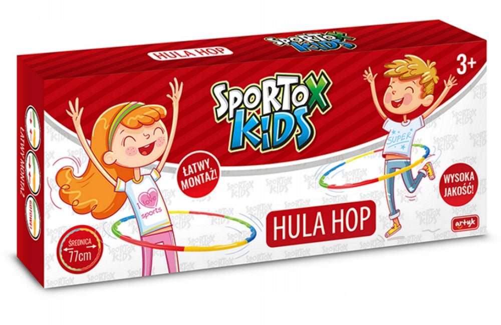 FOLDING HULA HOOP COLORFUL HOOP 8 EL 77 CM Brand Artyk