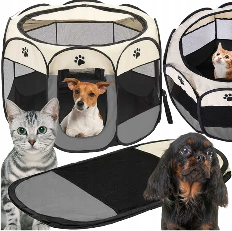 FOLDING PLAYPEN LIGHT FOR CAT RABBIT PUPPIES BED FOR HOME XL