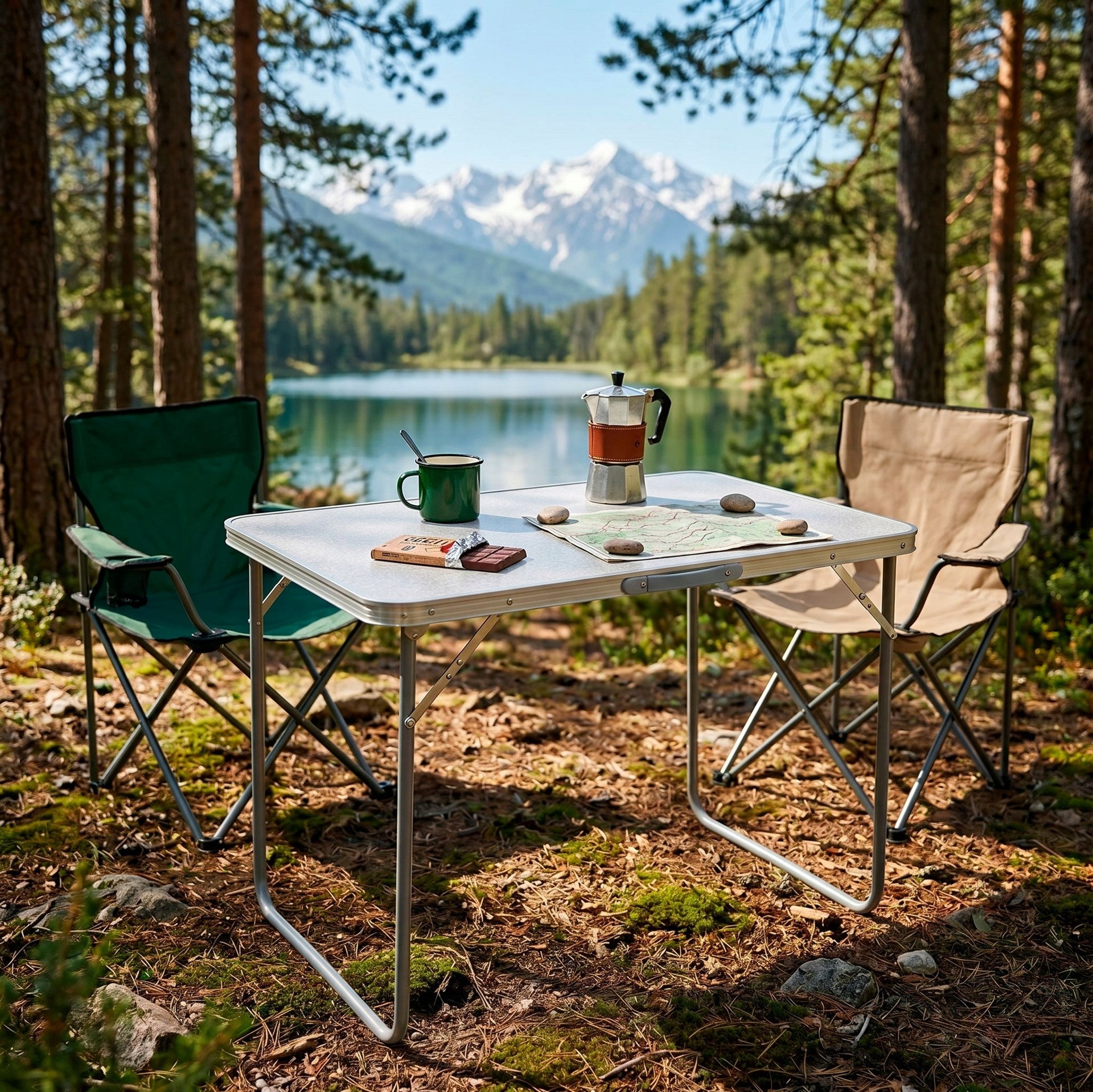 FOLDING TABLE HIKING CAMPING GARDEN CAMPING ALUMINUM 90x60cm Manufacturer code CS0177
